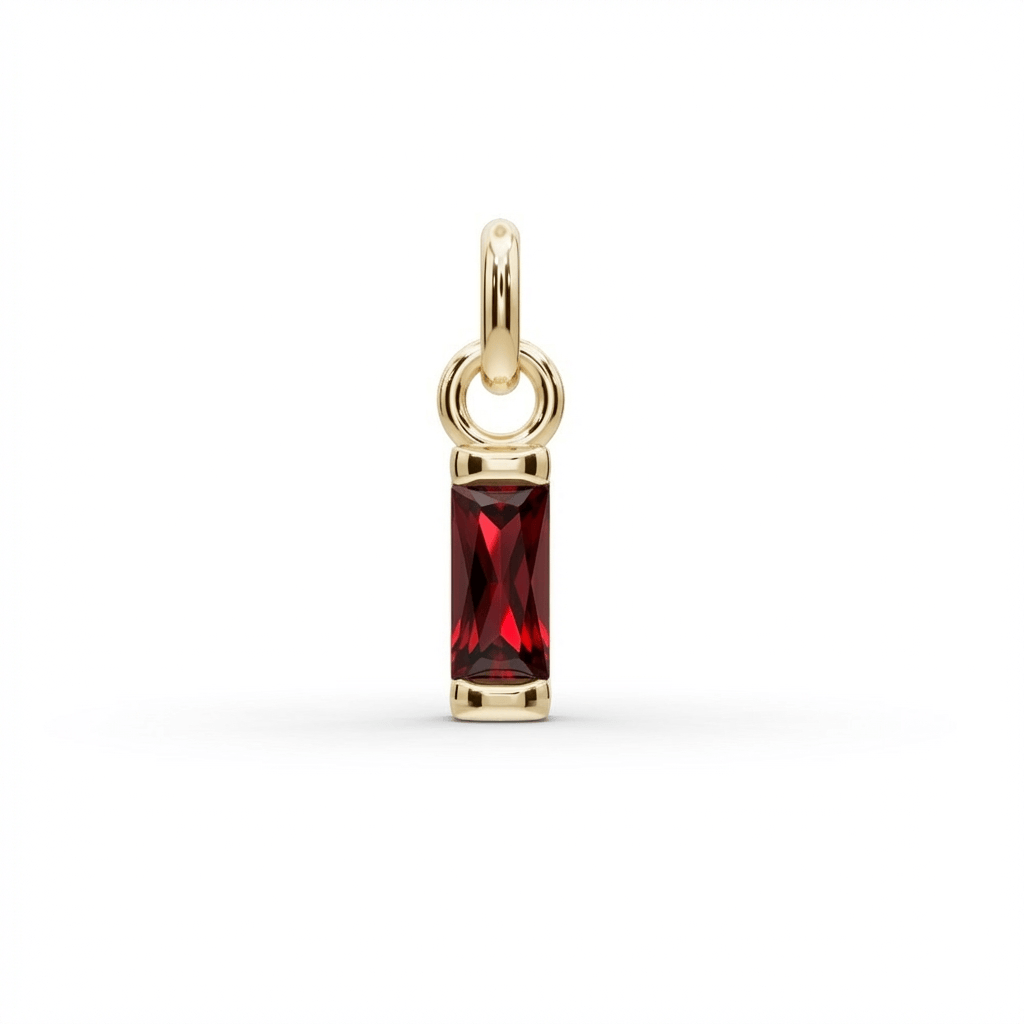 Birthstone Baguette Charm