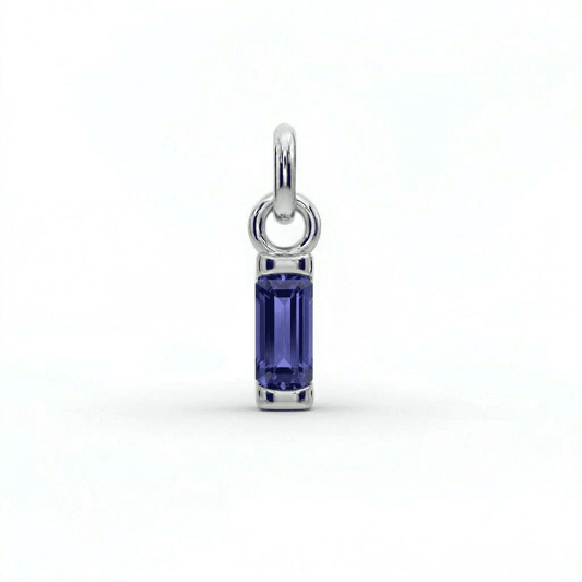 Birthstone Baguette Charm