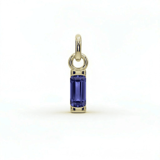 Birthstone Baguette Charm