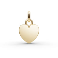 My Engraved Heart - Yellow Gold