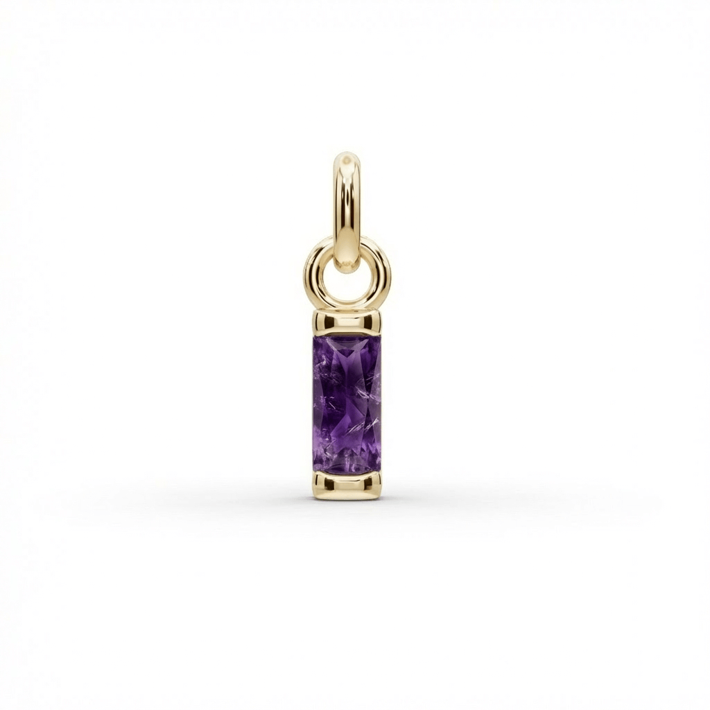 Birthstone Baguette Charm
