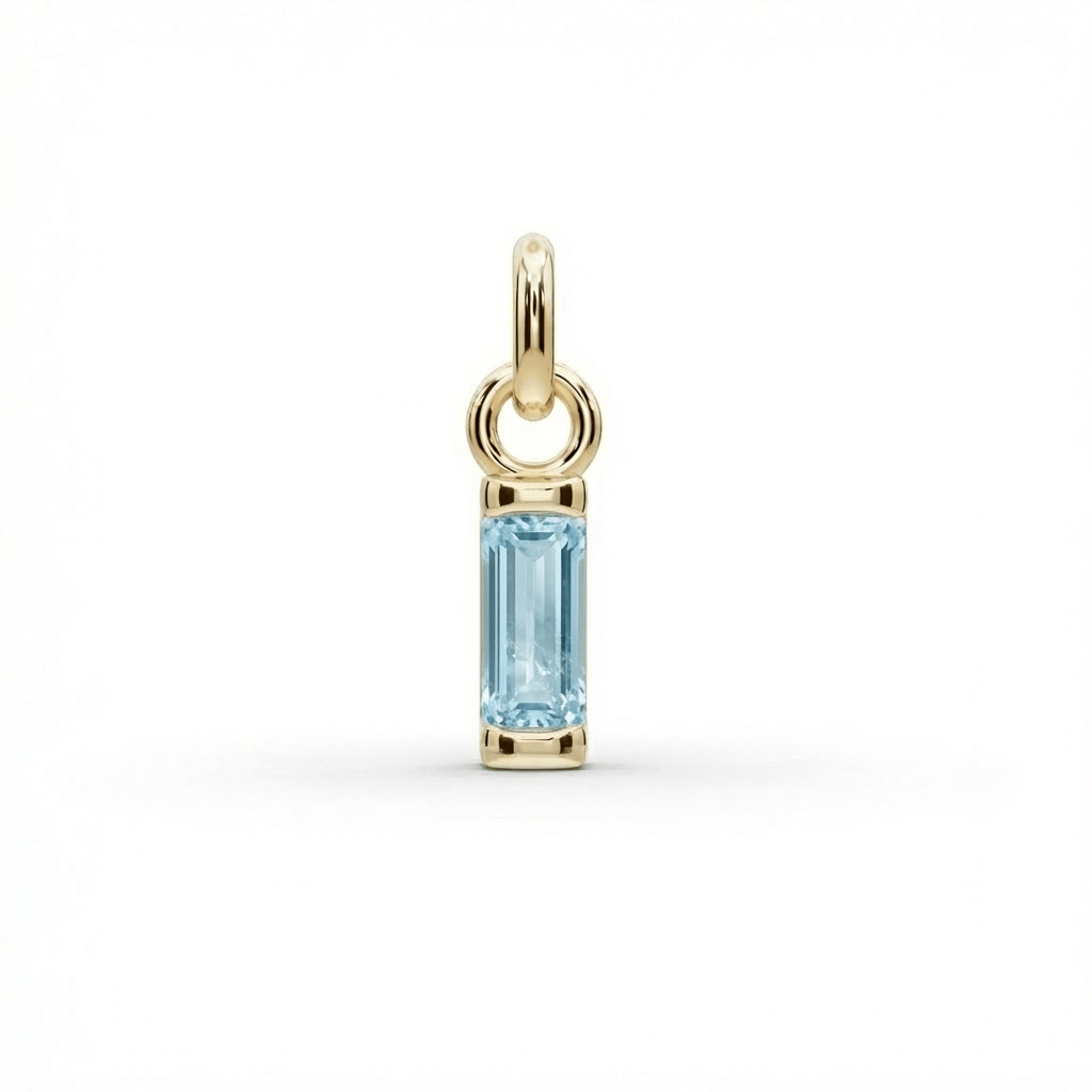 Birthstone Baguette Charm
