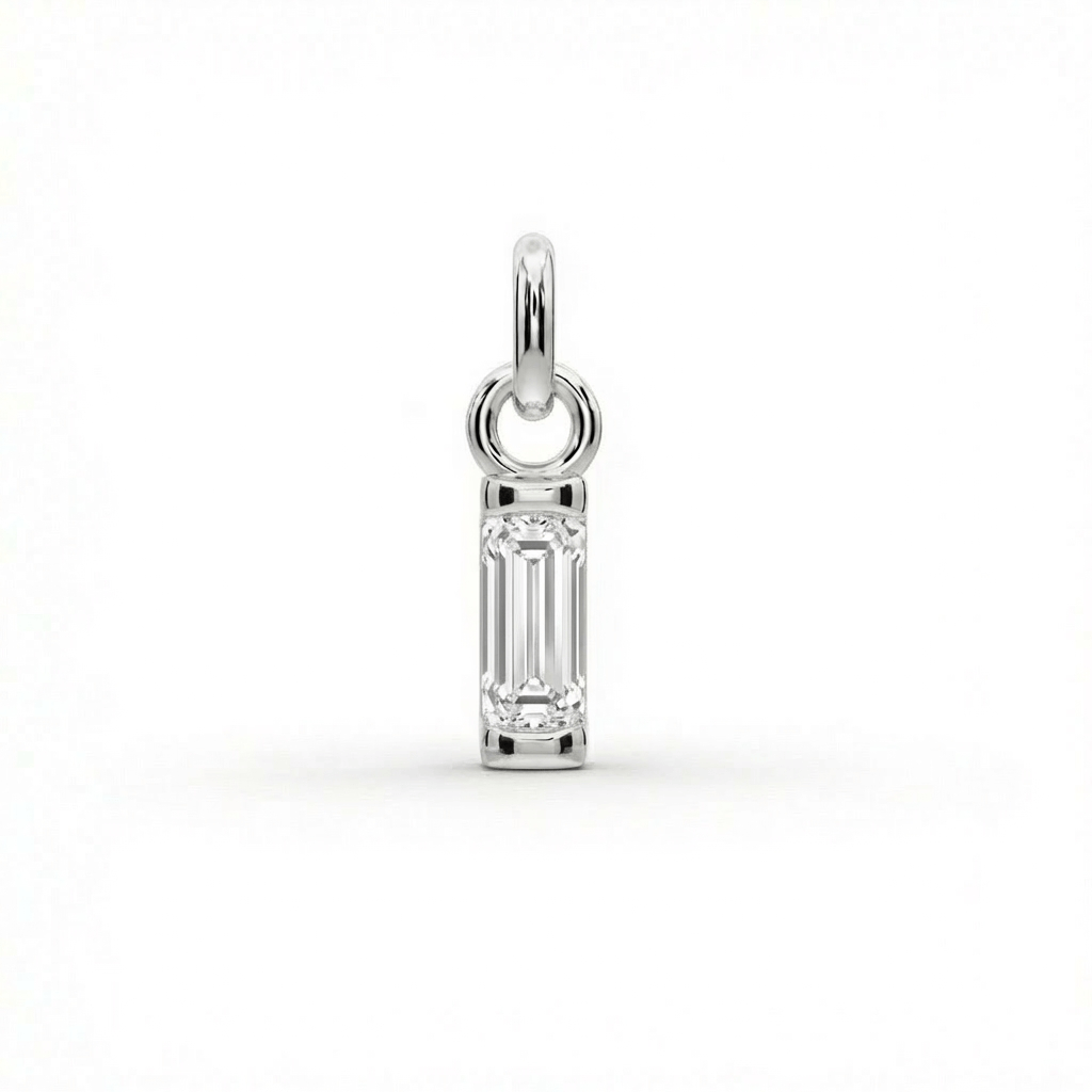 Birthstone Baguette Charm