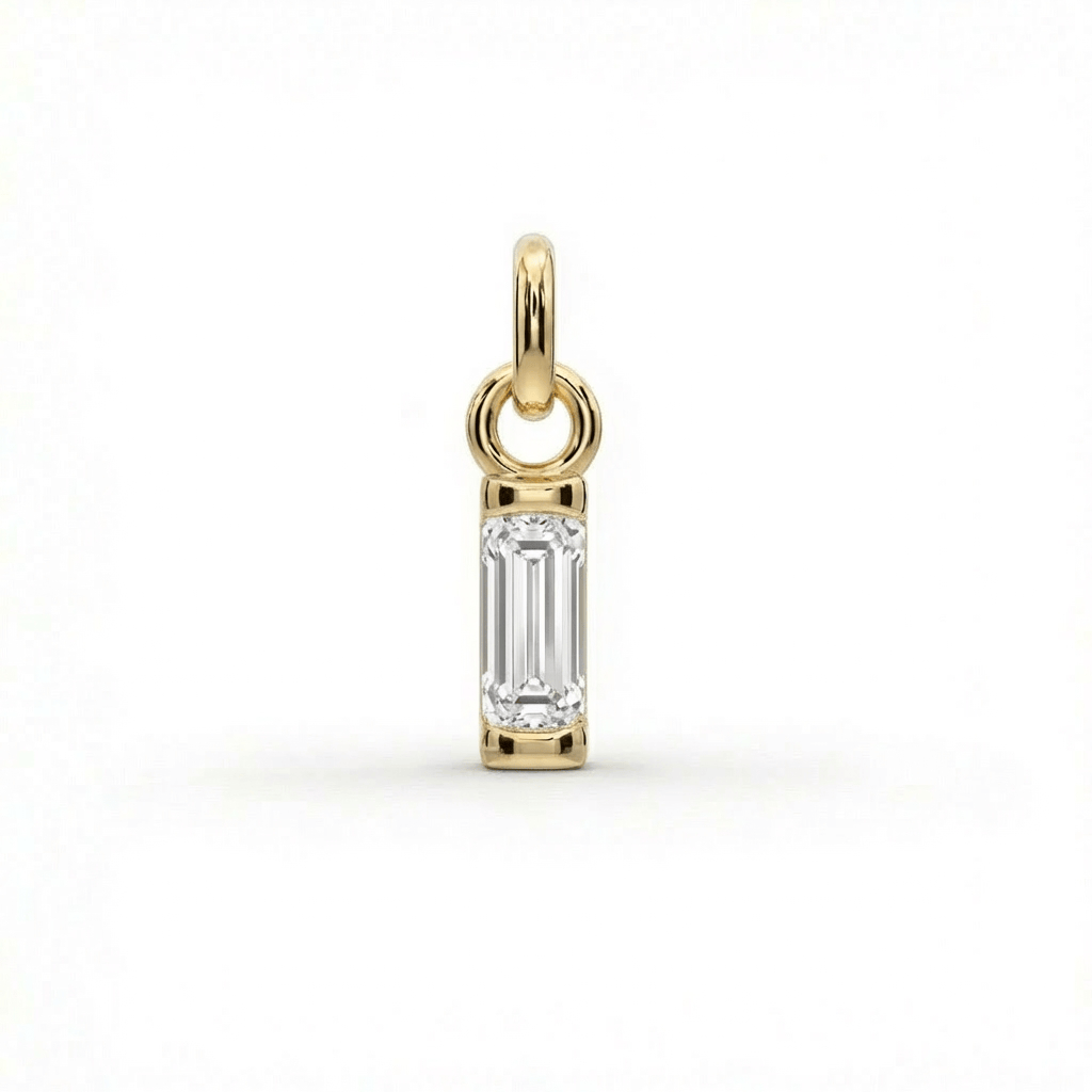 Birthstone Baguette Charm