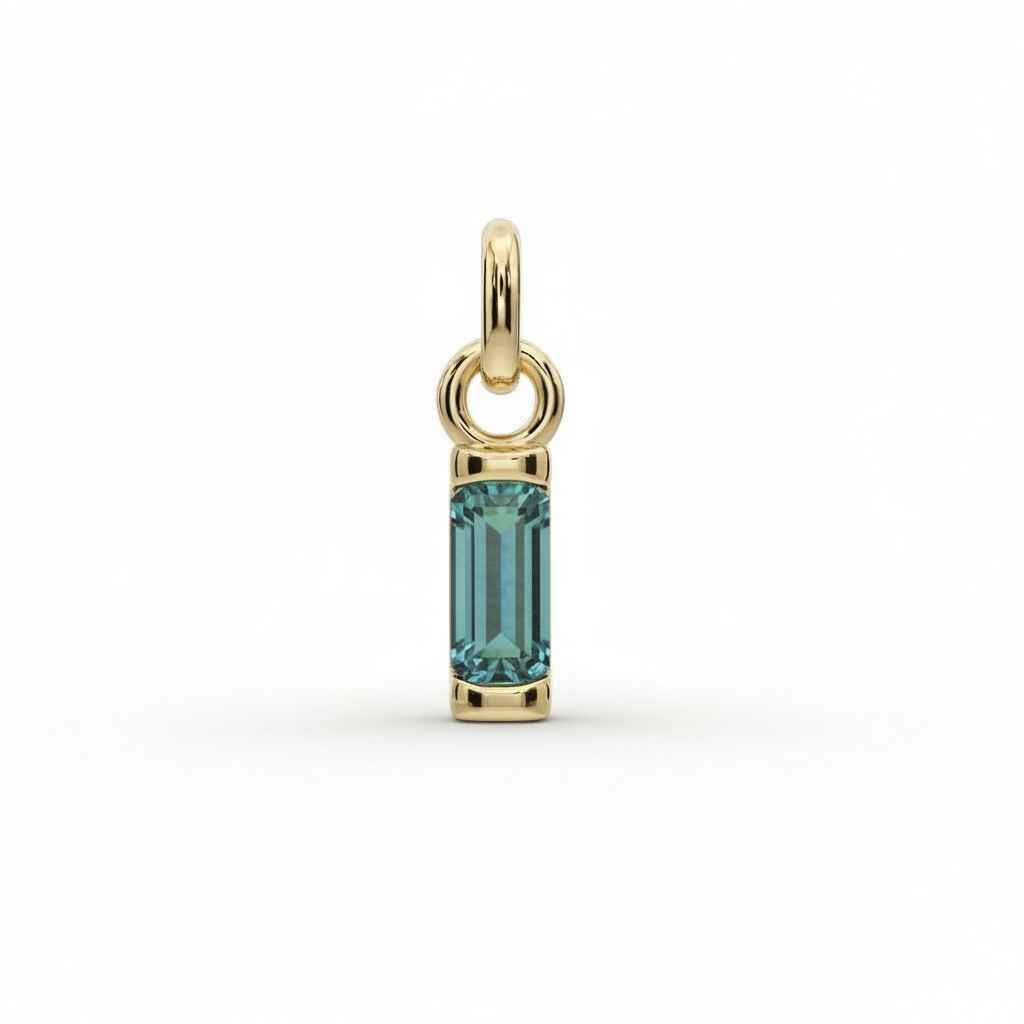 Birthstone Baguette Charm