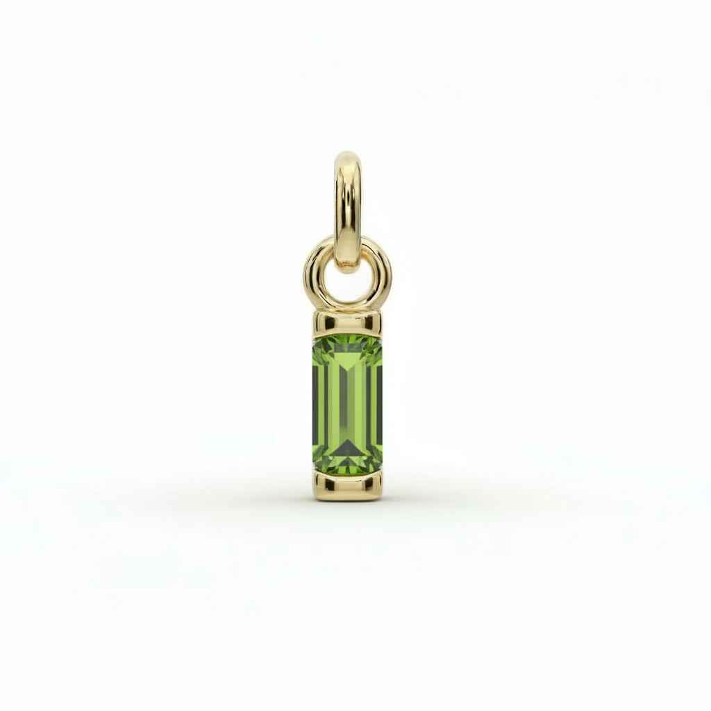 Birthstone Baguette Charm