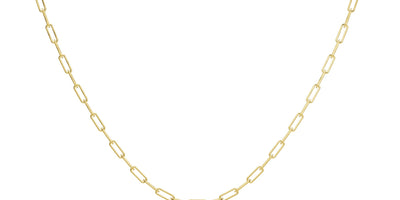 Petite Paper Clip Chain Necklace